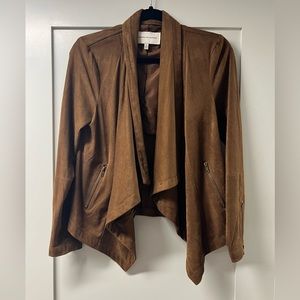Cupcakes & Cashmere faux suede jacket